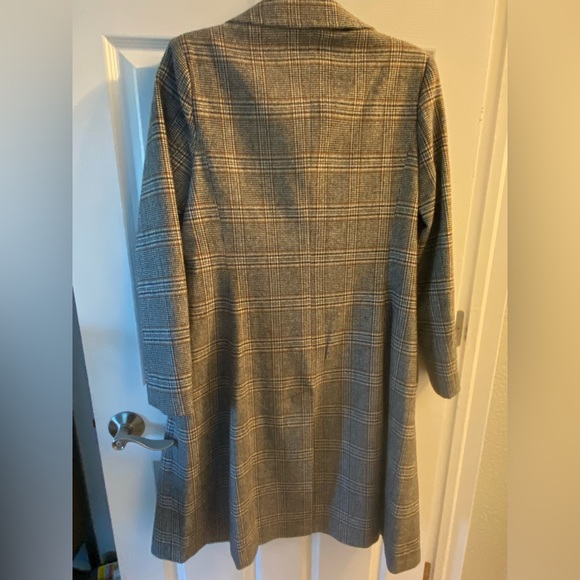 Mural Plaid Coat - Picture 2 of 3